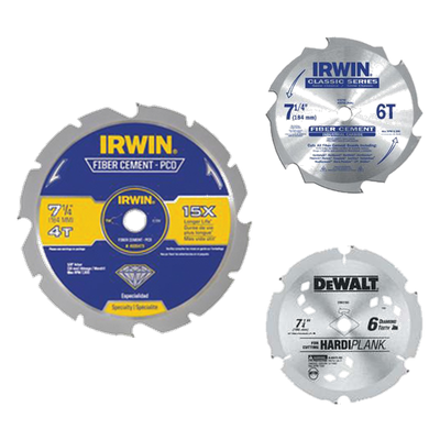 FIBER CEMENT BLADES